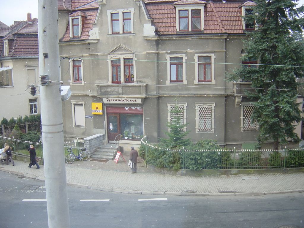 

This is a bakery right across the street.  They make really good jelly 
doughnuts, but stay away from the black stuff made with figs or plums or
something.

