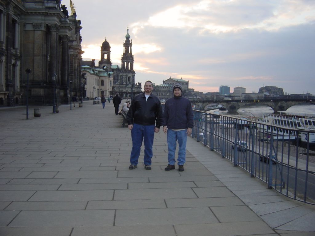 

Rick and I in front of the Albertinium museum.

