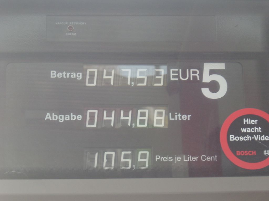 

Gas is expensive in Germany.

