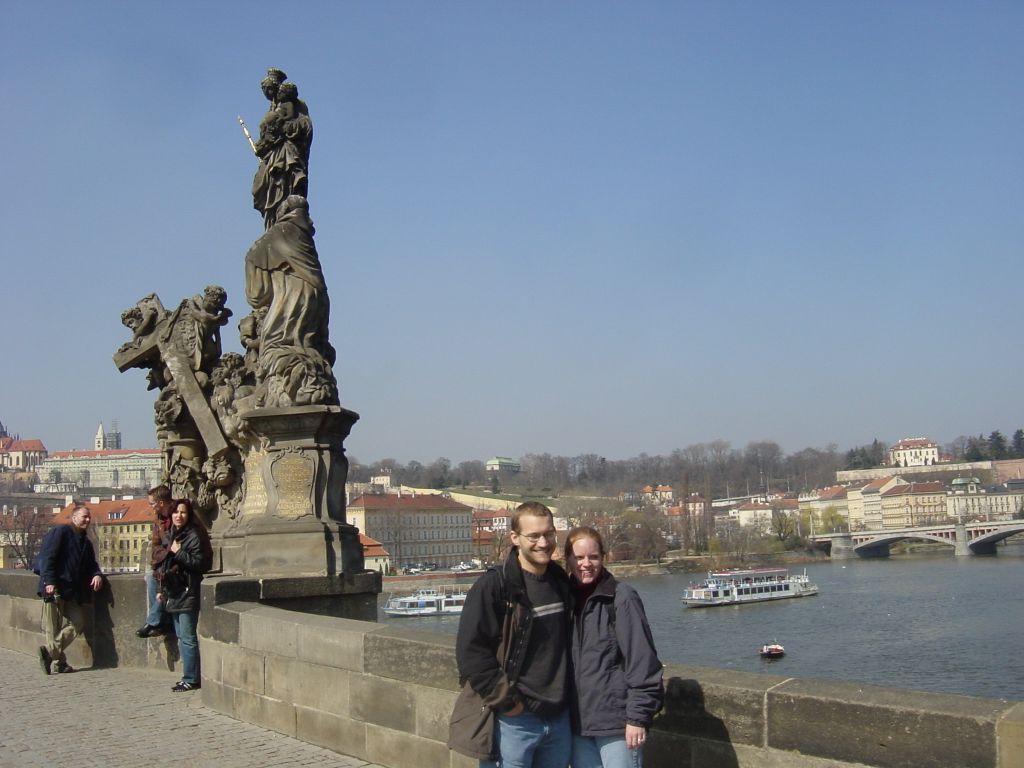 

This is a bridge that, for a long time, was the only bridge connecting the two sides of Prague.  Lots of interesting statues and street vendors and stuff.
