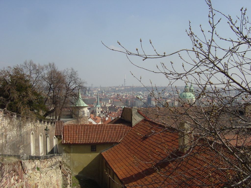 

The view from the top of the hill (the hill with the castle and stuff on top).
