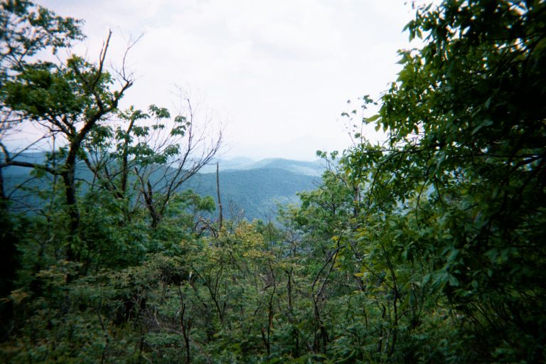 
One of the better views... there aren't many along the trail.
