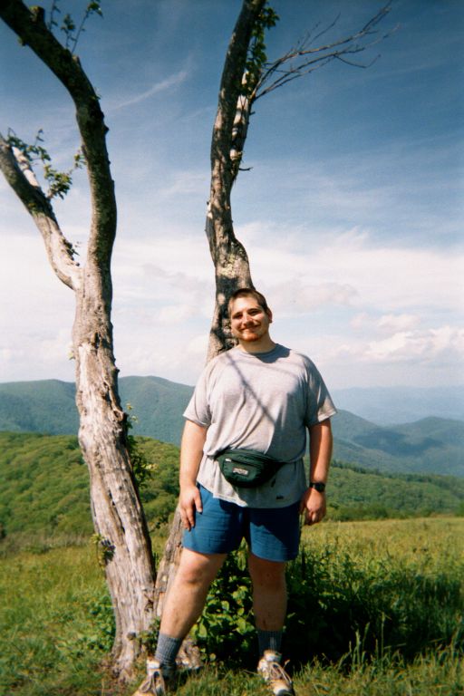 
On top of Siler Bald, one of the two exceptionally beautiful places on the 
AT that I came across (the other being Max Patch Mountain).
