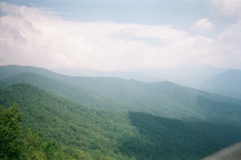 
A nice view in the Great Smoky Mountains.  
