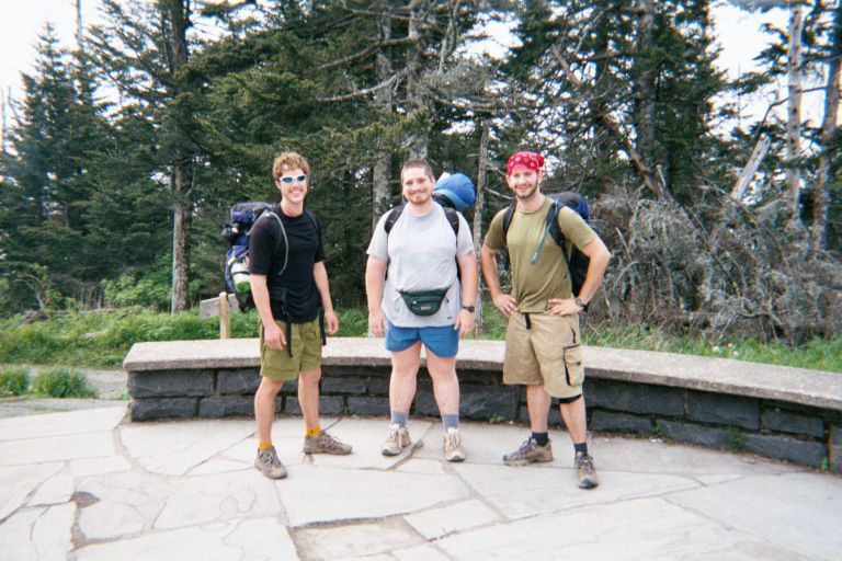 
On top of Clingman's Dome, the highest point on the AT.
