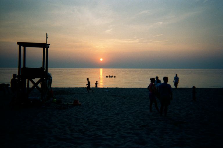 
Sunset at the Beach Olympics
