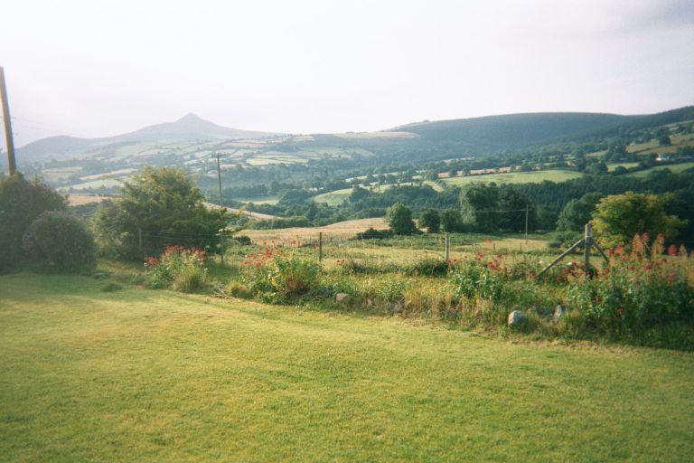 
This is the view from the nice country hostel I stayed at that night.
