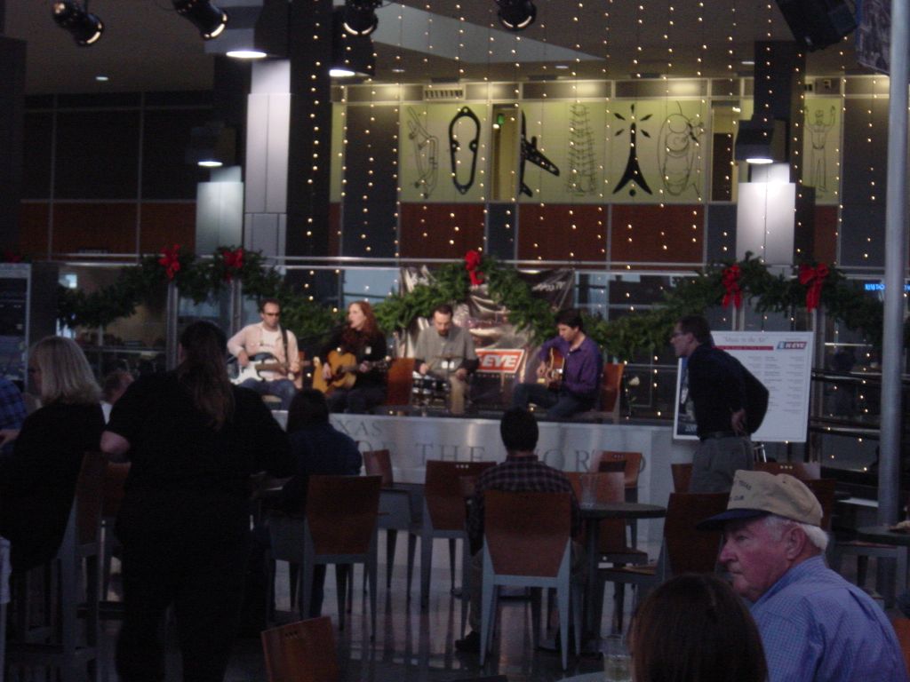 

Yes, in Austin, they have live music even at the airport

